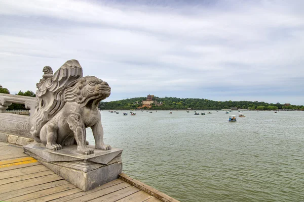 China Beijing Summer Palace lion — Stock Photo, Image