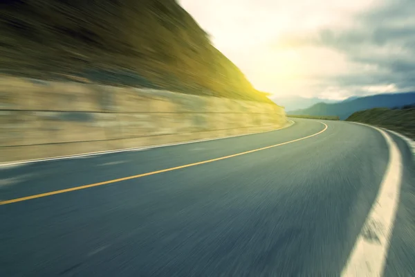 Montagna Highway china sfondo — Foto Stock