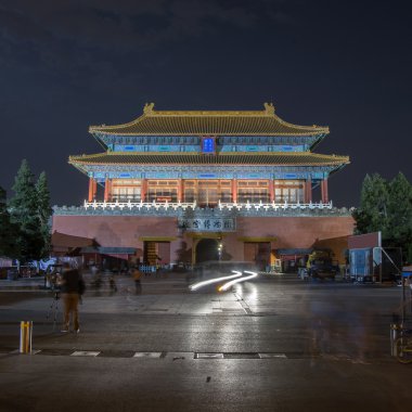 Pekin yasak şehir gece