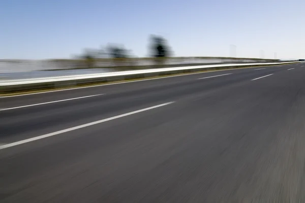 Snelle snelweg weg — Stockfoto