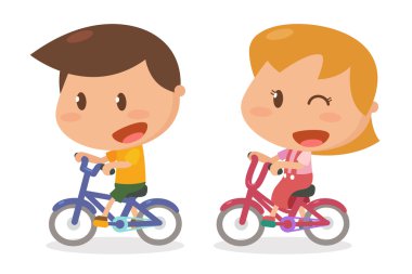 Kids hareket. Bisiklet.