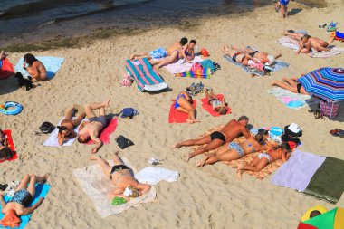 Resort kasaba Zelenogradsk - plaj dinlenme