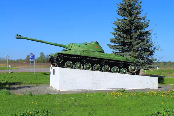 Monument to the fighting IS-3 tank — Stock Photo, Image