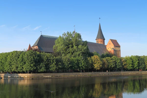 The invalid cathedral constructed in style of the Baltic gothic style — Stock Photo, Image