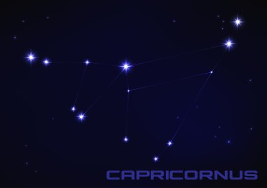 Capricornus constellation clipart