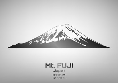 Anahat vektör çizim çelik Mt. Fuji
