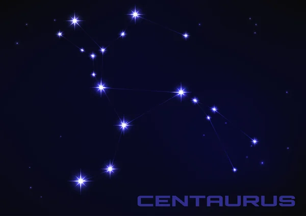 Centaurus sterrenbeeld — Stockvector