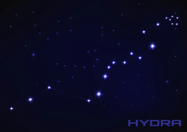 Hydra sterrenbeeld — Stockvector