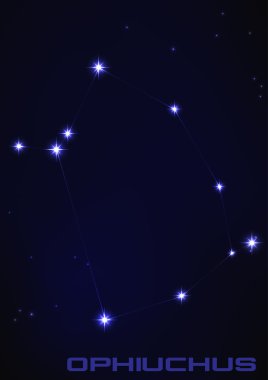 Ophiuchus constellation clipart