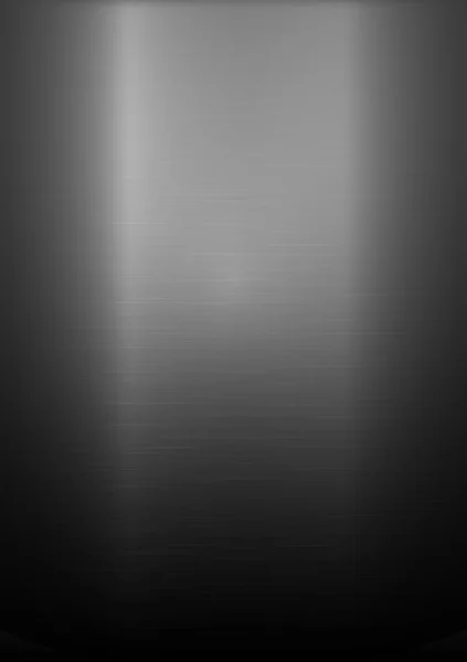 Brushed silver metallic vertical background — Stock Vector