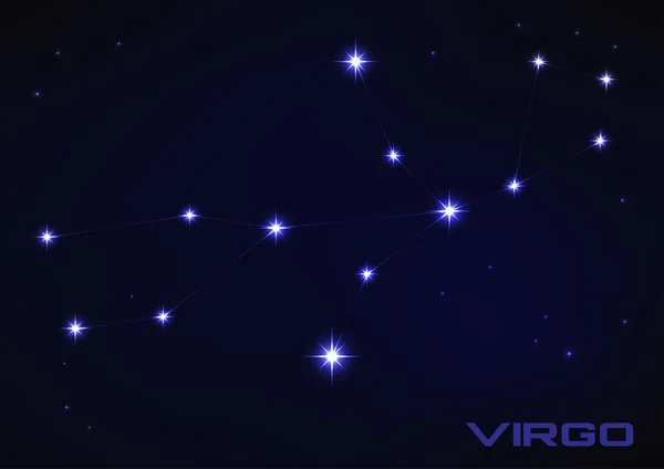 Virgo constellation — Stock Vector