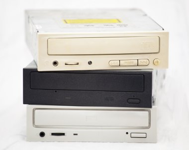 Bir yığın eski Cd ROM'lar