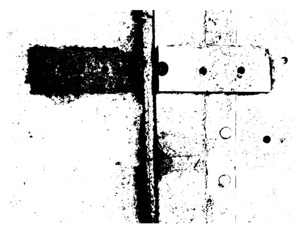 Παλιά Μεταλλική Λεπτομέρεια Λεπτομέρεια Grudge Εικονογράφηση — Διανυσματικό Αρχείο