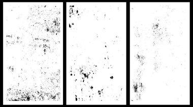 Eski Metal Yüzeyde Pas Tanesi Grunge Arkaplanı Ayarlandı