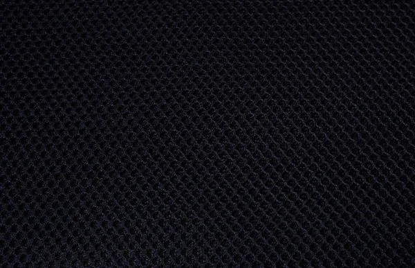 Textura Tecido Artificial Preto — Fotografia de Stock