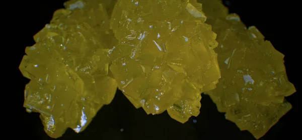 Altın Kristal Şeker Sarı Renkler — Stok fotoğraf