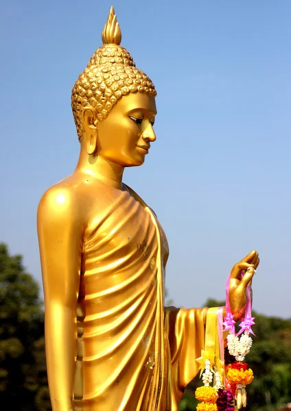 Möta buddha — Stockfoto