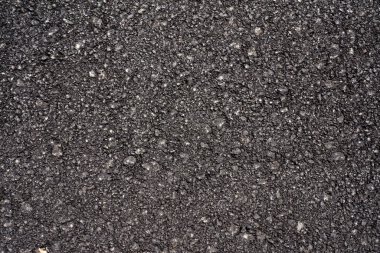 Arka plan olarak yeni siyah asfalt. Boşluğu kopyala.