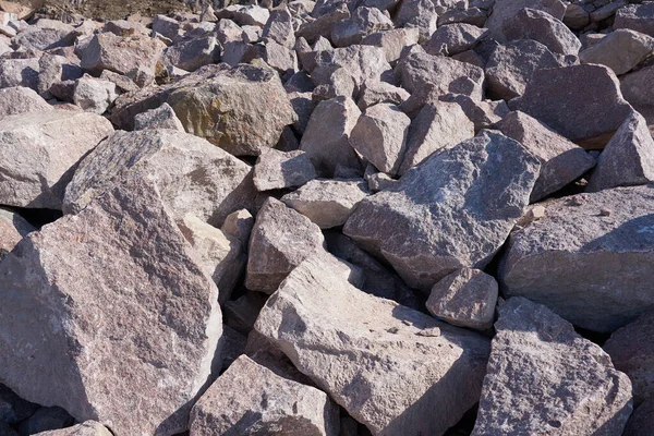 Pedras Granito Pedreira Como Fundo — Fotografia de Stock