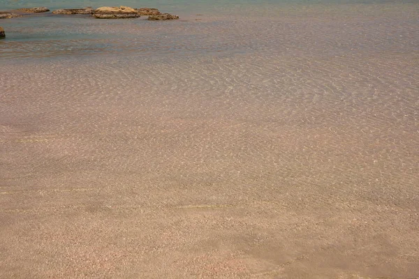 그리스 크레타의 모래사장의 보이는 — 스톡 사진
