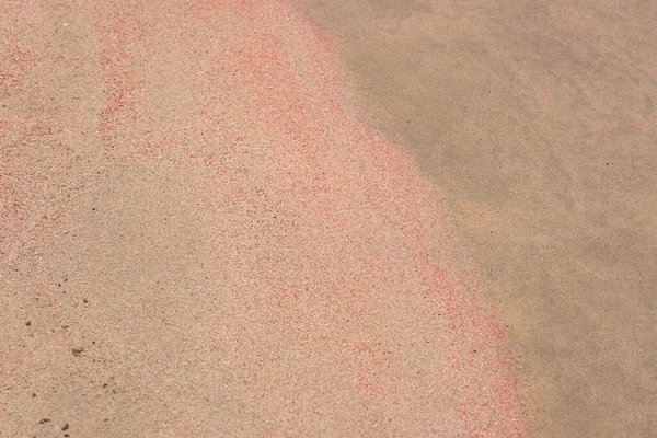 Ondas Claras Areia Colorida Praia Tropical Areia Creta Grécia — Fotografia de Stock