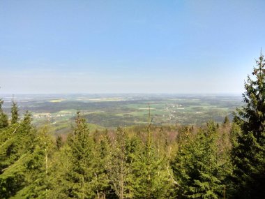 Avrupa 'nın derin ormanları, nehir ve göl.