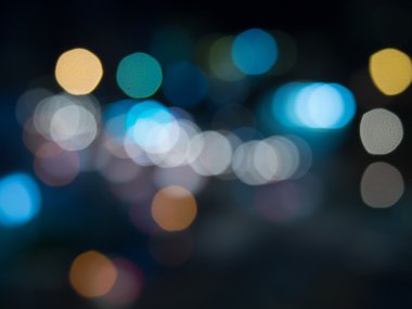 Renkli bulanıklık ışık Bokeh arka plan.