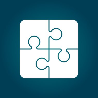 Simge düz tasarlamak bulmaca