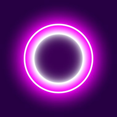 Soyut daire. Vektör çizim