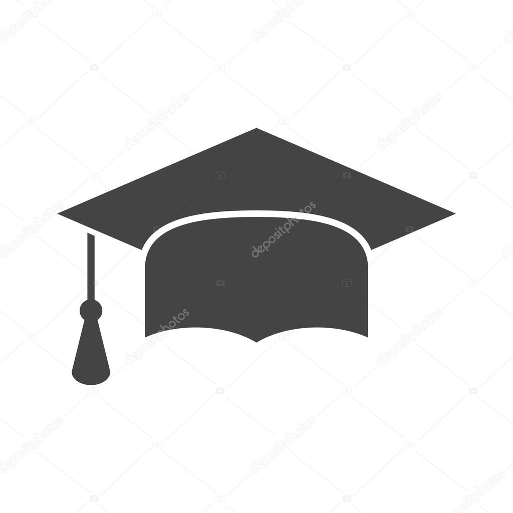 Abschluss Mutze Flache Design Ikone Bildungssymbol Beenden Element Der Abschlussfeier Graduation Cap Vektor Illustration Auf Schwarzem Hintergrund Vektorgrafik Lizenzfreie Grafiken C Sanek13744 119073952 Depositphotos