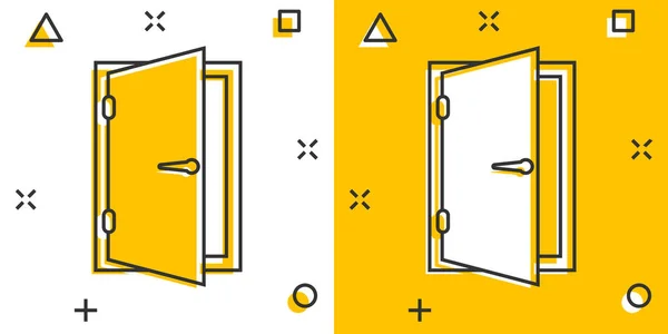 전형적 캐릭터이다 다이어그램 Pictogram 출력한다 비즈니스 스플래시 — 스톡 벡터