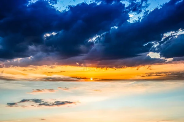 Background Sky Sunset Dawn Paradise Heaven Dramatic Nature Background Journey — Stock Photo, Image