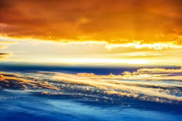 Beautiful Heavenly Landscape Sun Clouds — Stock Photo, Image