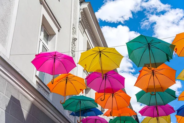 배경에 우산들 — 스톡 사진