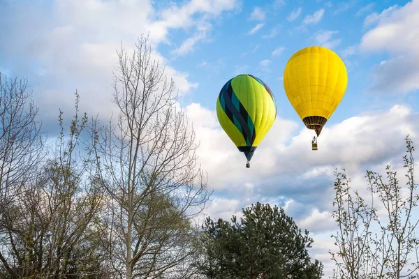 Balloon Clouds Sky — Stockfoto