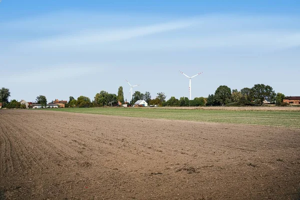 Paisagem Rural Contra Céu — Fotografia de Stock