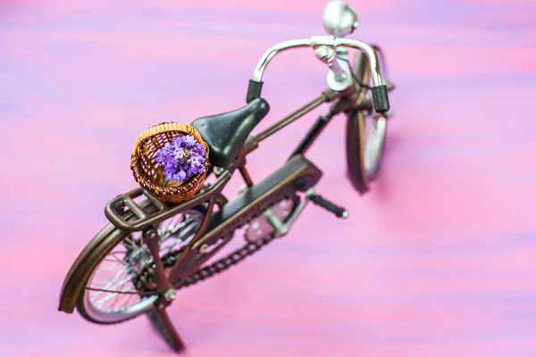 Old Retro Bike Blur Photos Decorative Transport — Stock Photo, Image