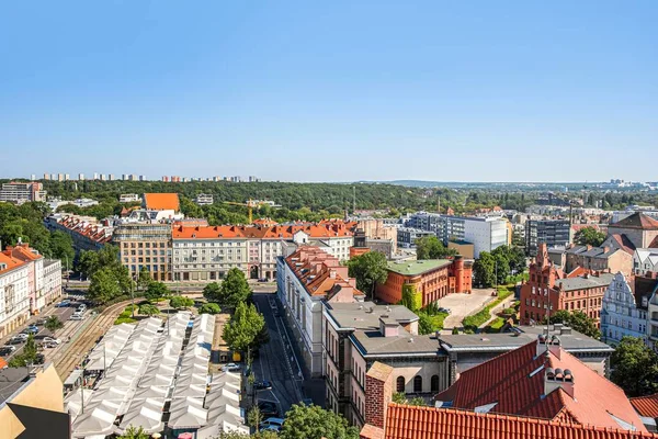 City Streets Flight Altitude Poland — Stock Photo, Image