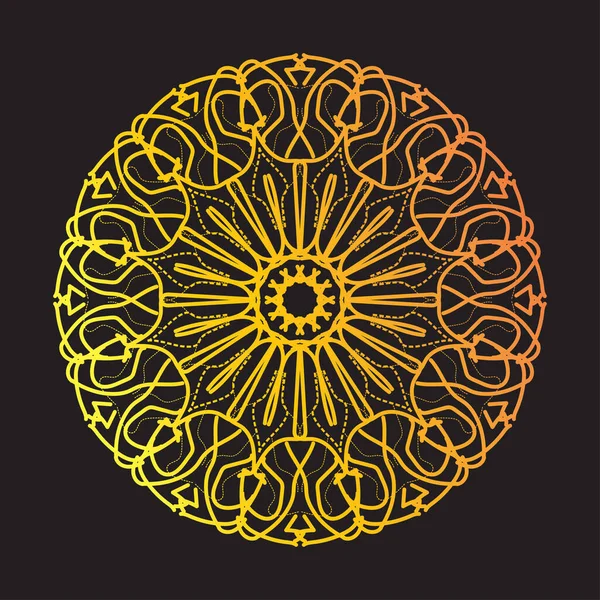 Nom Entreprise Mandala Nature Votre Slogan Ici — Image vectorielle