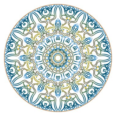 ruhani sembol yuvarlak süs