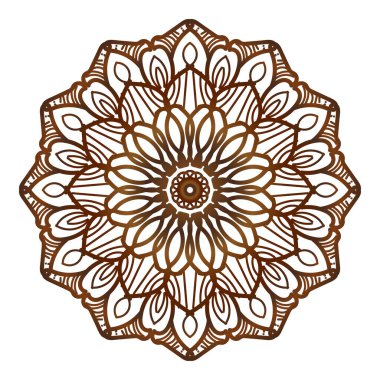 Dairesel desen mandala sanat dekorasyon elementleri