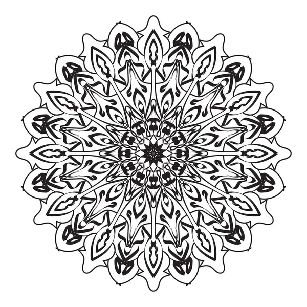 Patrón Circular Mandala Elementos Decoración Arte — Archivo Imágenes Vectoriales