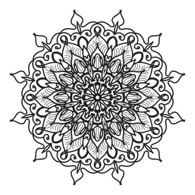 Hindistan Mandala Deseni Arkaplanı