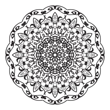 Hindistan Mandala Deseni Arkaplanı