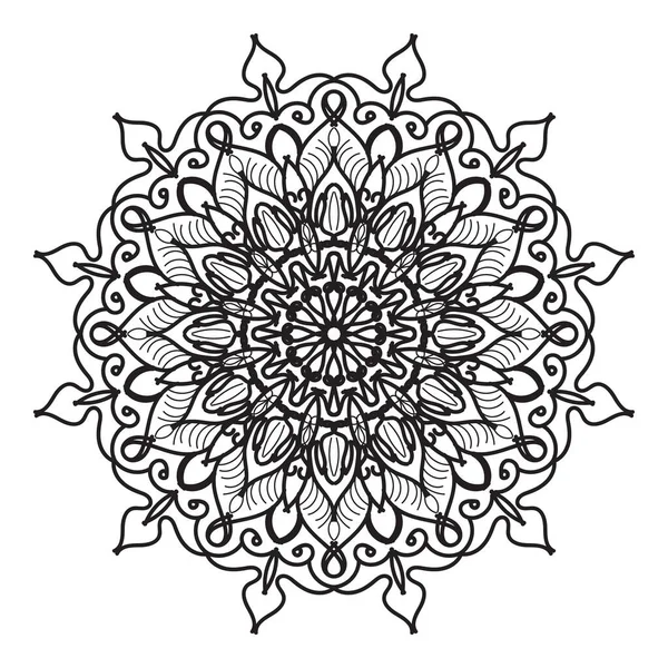 India Mandala Patrón Fondo — Vector de stock