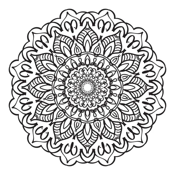 Hindistan Mandala Deseni Arkaplanı — Stok Vektör