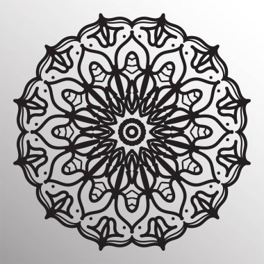 Orijinal Retro Indian Mandala Elementleri
