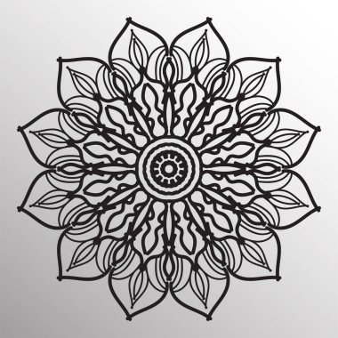 Orijinal Retro Indian Mandala Elementleri