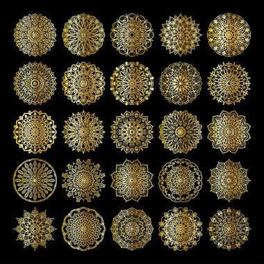 mandala çiçek koleksiyonu tasarımı 