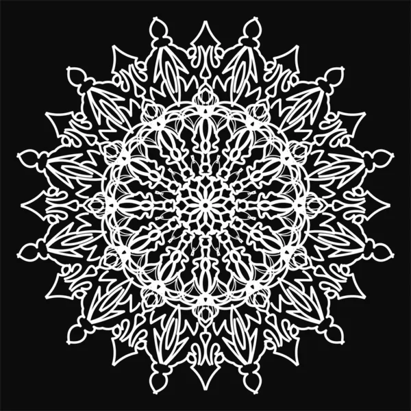 Konsep Dekoratif Gambar Mandala Abstrak - Stok Vektor